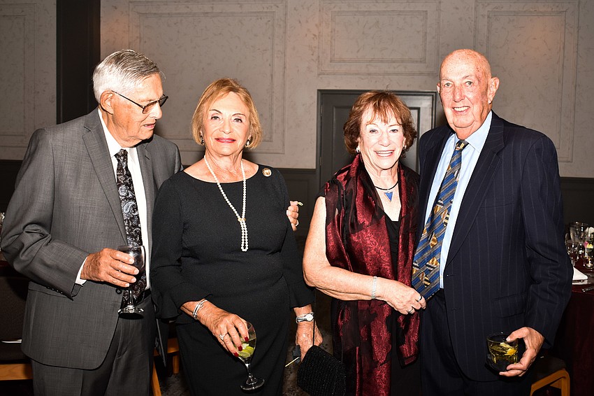 Bernard and Marion Levine with Robin Green and Jay Greenblat
