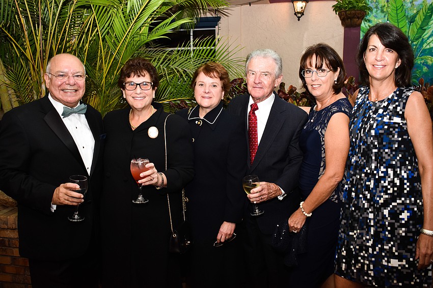 Executive Director Isaac Azerad, Toni Giliberti, Silviana and Ken Nandin, Kerry Gorman and Janine Fusco