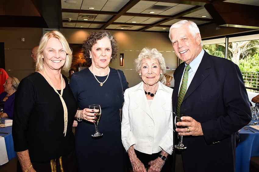 Carol English, Bonnie Chapman, Harriet Bernbaum and Bill Chapman