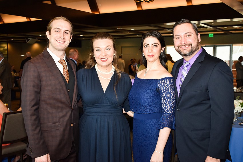 Ganson Salmon, Annie Chester, Yvonne Trobe and Maestro Steven Aguilo-Arbues