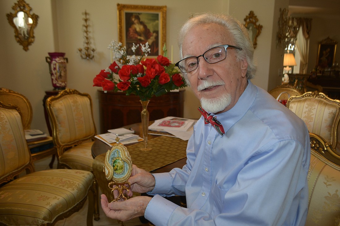 One of the books East County&#39;s Joseph Polizzi is introducing involves the artistic, decorative eggs his mother designed.