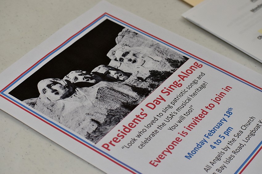 The Presidents Day Singalong was open to all on Feb. 18.
