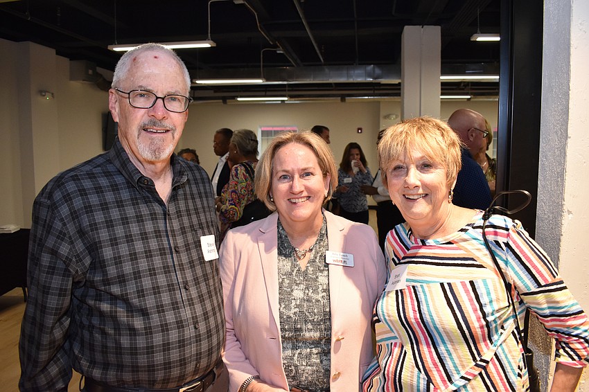 Steve Ashman, Executive Director Julie Leach and Shari Ashman