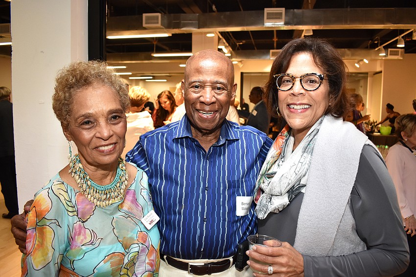 Lois and Bernard Watson with Shirley Pickett