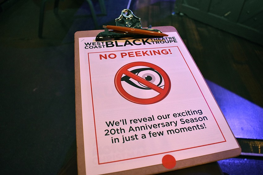 All guests were handed a sealed packet with the season announcement inside and instructed not to open it until Jacobs said it was time.