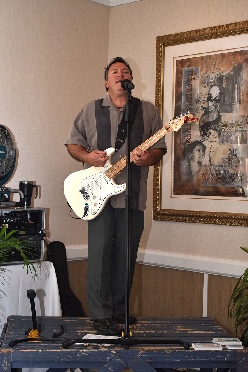 Live music wafted throughout the Harbourside Ballroom.