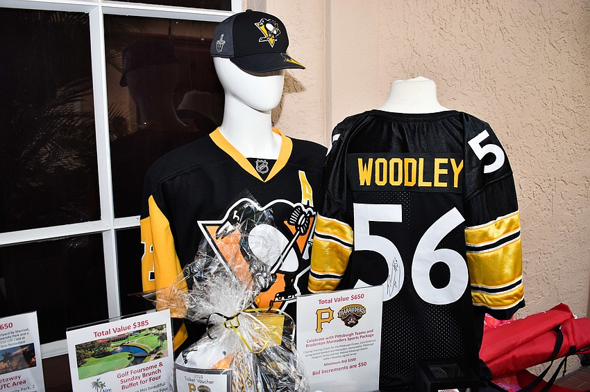 There were both silent auction items and chance raffle items on display during the social hour.
