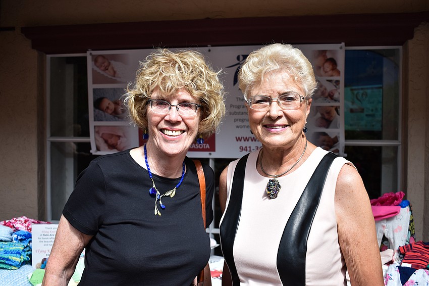 Polly Allen and Joan Mathews