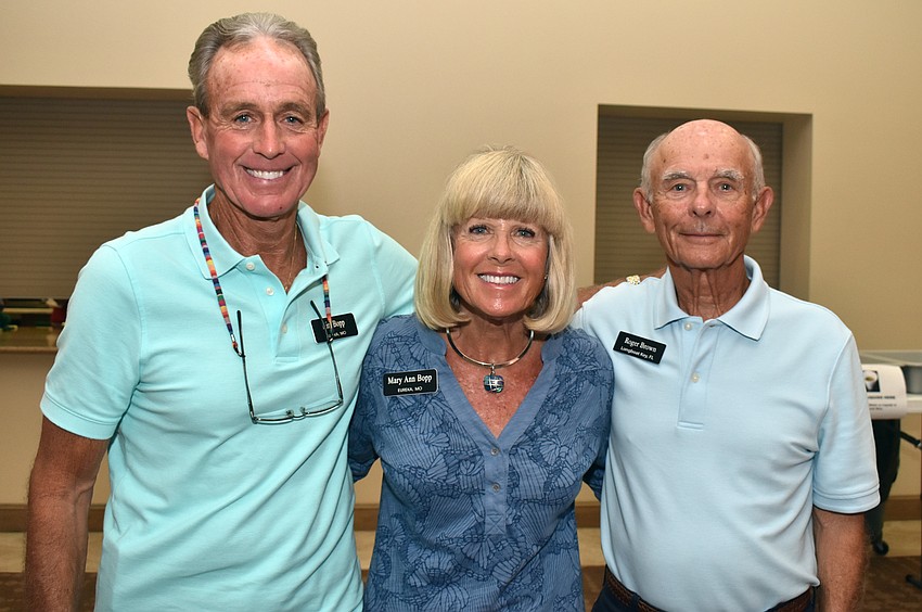 Kurt and Mary Ann Bopp and Roger Brown