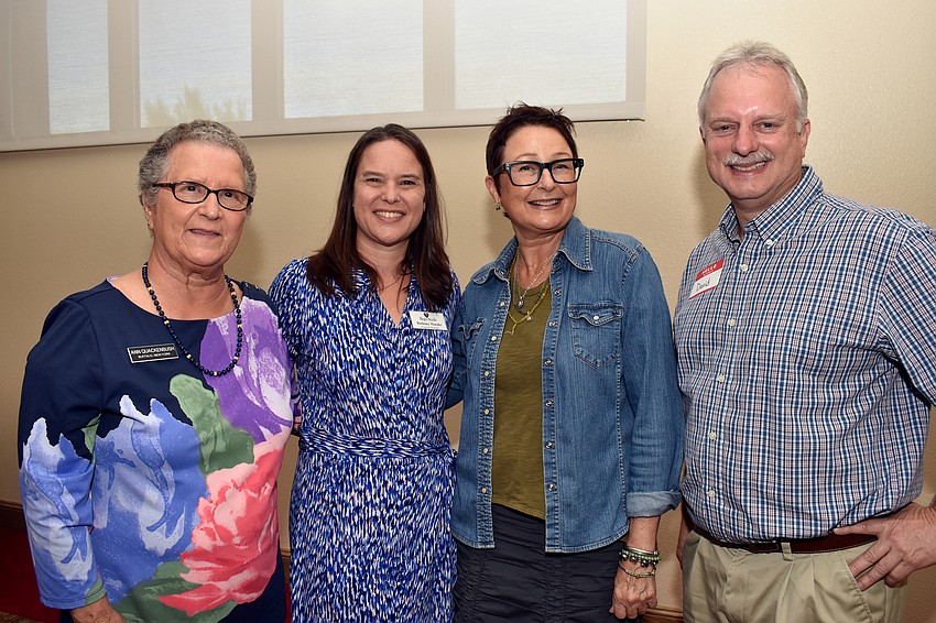 Ann Quackenbush, Hope Seeds representatives Bethany Matzke, Marilyn Himmelspach and David Balsbaugh