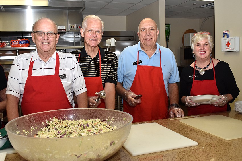 Mike Gardiner, Jerry Roslund, Joe Palumbo and Karen Gardiner