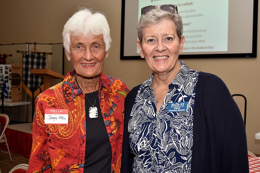 Joyce Fox and Beth El Farmworkers Ministry Inc. representative Kathy Dain