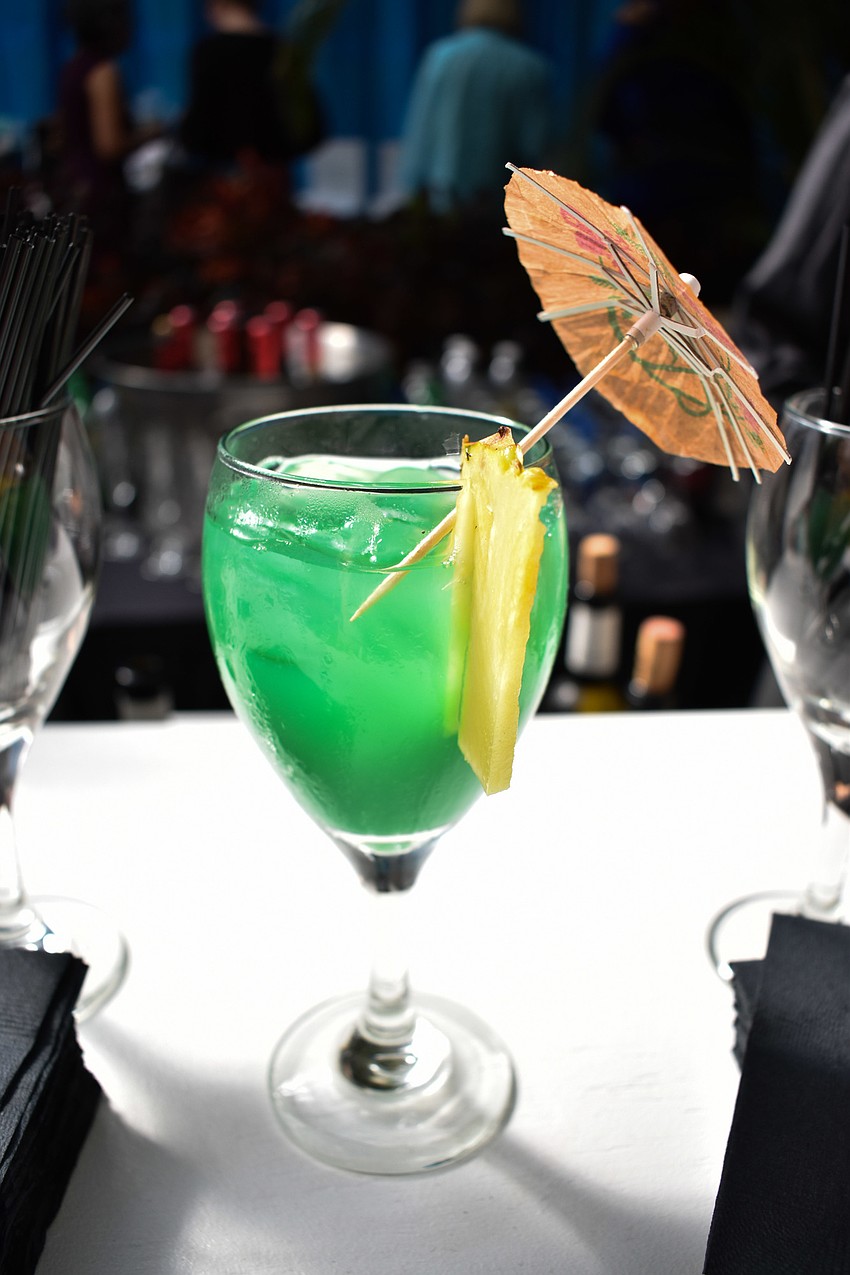 The signature cocktail featured rum, orange juice and pineapple.