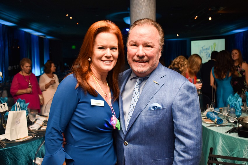 Co-Chairwoman Terri Klauber with Co-Host Michael Klauber