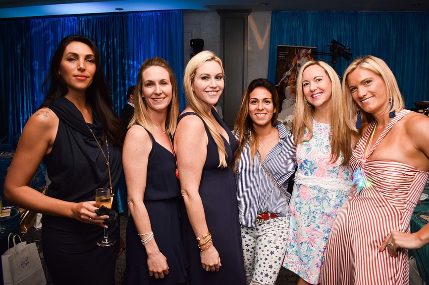 Megan Greenberg, Sarah Massey, Nikki Taylor, Tatyana Stewart, Brigid Saah and Co-Chairwoman Kara Saunders