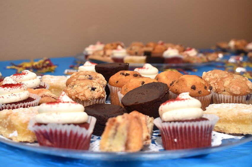 During intermission, guests enjoyed desserts, coffee and wine.