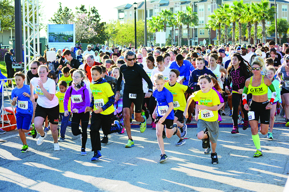 It was off to the races last year during the Take Stock in Children 5K. File photo