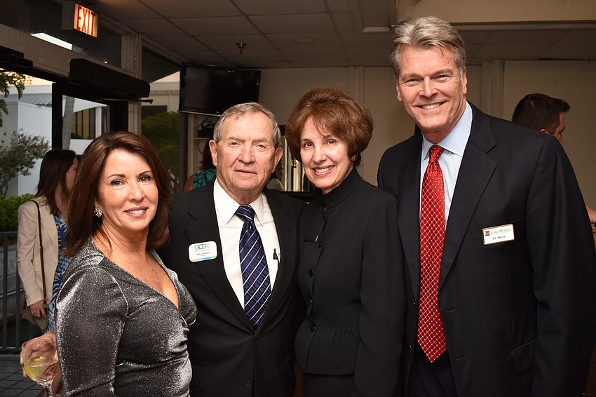 Executive Director Mary Dougherty, Sen. Mike and Dee Bennett and Bill Merrill