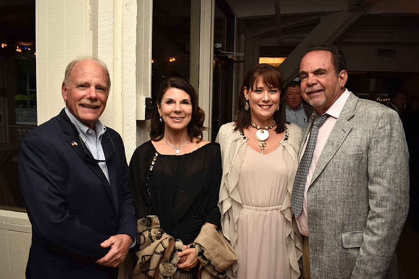 Rich Batchelder, Mary Forristall, Lynn and Honoree Darrell Turner