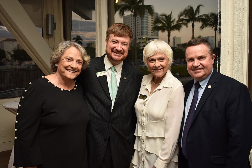 Commissioner Nancy Detert, Casey Welch, Karen Holbrook and Robert Lewis