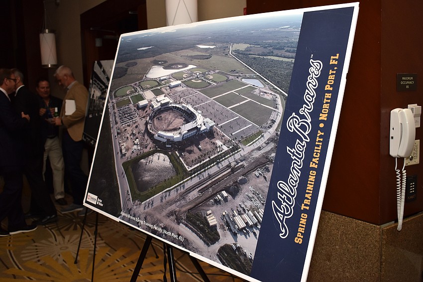 The event also celebrated the Atlanta Braves Spring Training Complex being built in North Port.