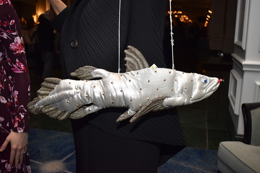 Co-Chairwoman Anne Folsom Smith found her fun purse at a vintage store in Burns Court that has since closed.