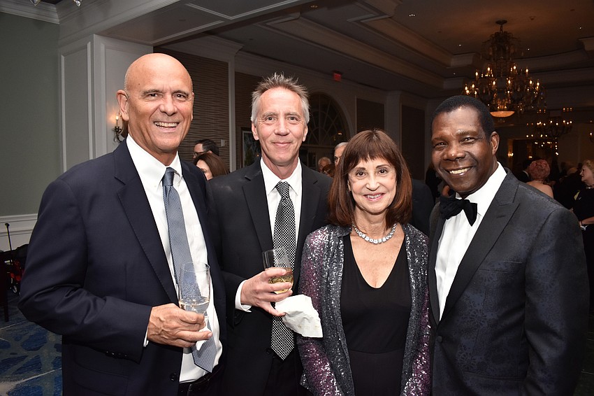 Charlie Huisking, Jeff Sebeika, Pam Daniel and George Augustine