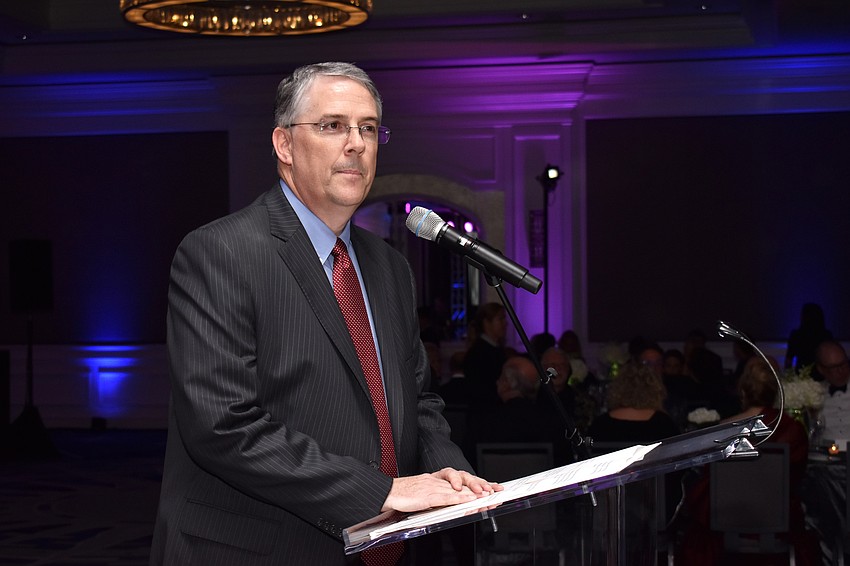 President and CEO Joseph McKenna welcomes guests.