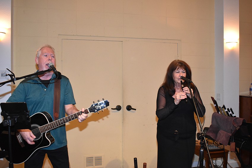 The band Trinity played as the entertainment for the event.