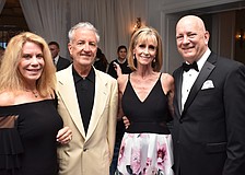 Lisa and Dr. Charles Loewe with Judith and Chairman Steve Altier