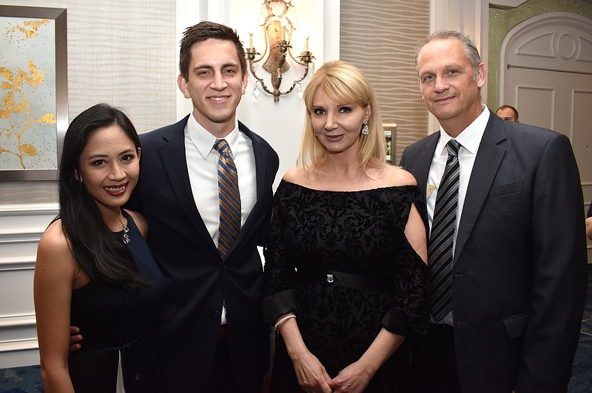 Angel Guevara, Jake Altier and Cinzia and Mike Forbes