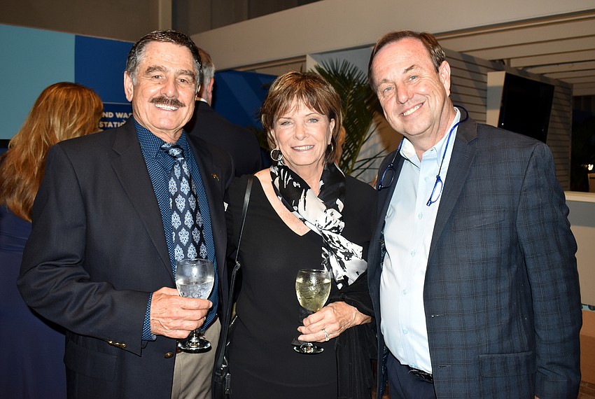 Mote Associate Vice President for Research Richard Pierce, Sharon Pierce and Tom Waters