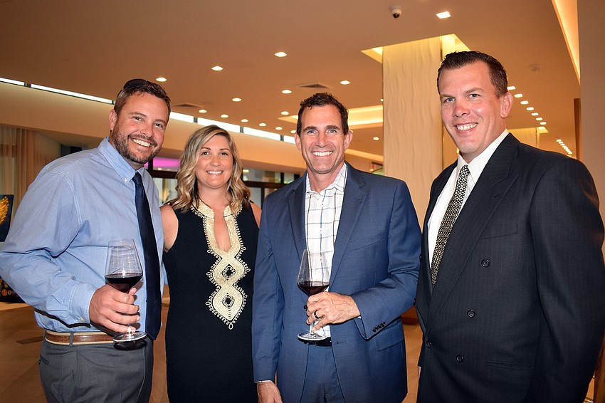 Josh Jones, Farrah Jones, John Barringer and Derek Anderson