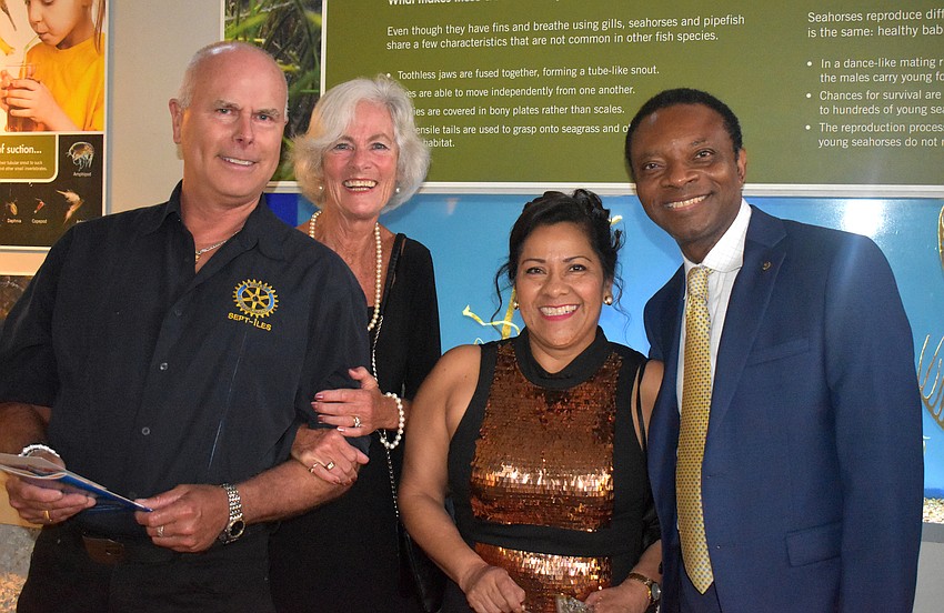 Michele Daqie, Mary Marden, Rosa Chavez and Jean Kabongo