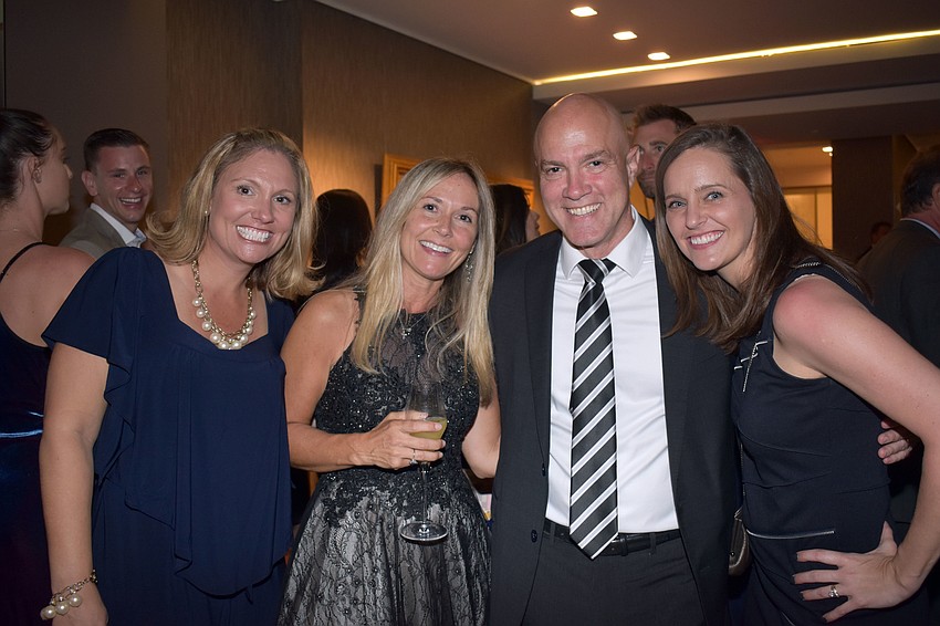 Heather Todd, Andria and Cpt. Demetri Konstantopoulos and Erin Robinson