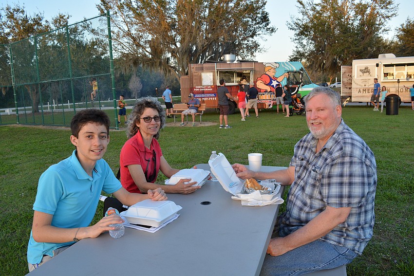 Brookesville's Nicholas and Donna Bohn came to support friend Kevin Manning, who offered his telescope for viewing. His business is Look Up to the Stars.