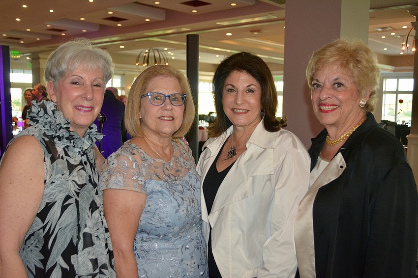 Gala Chair Karen Witte, Elana Margolis, Kathy Bernstein and Judy Fishbeing.