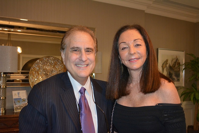 Honoree Mark Richmond and his wife, Stephany Richmond,