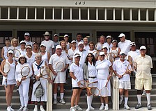 All of the participants in the tournament wore white.