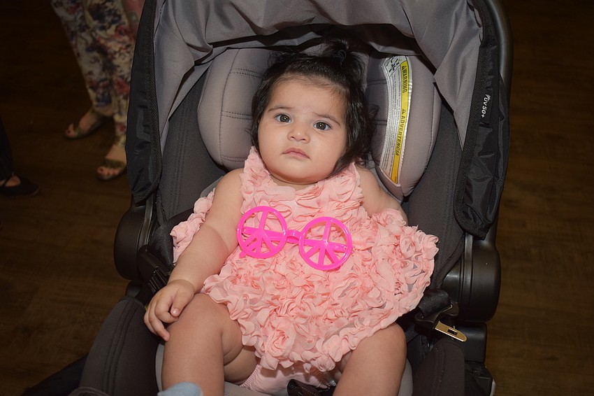 Kohav didn't seem bothered by the goings on around her.