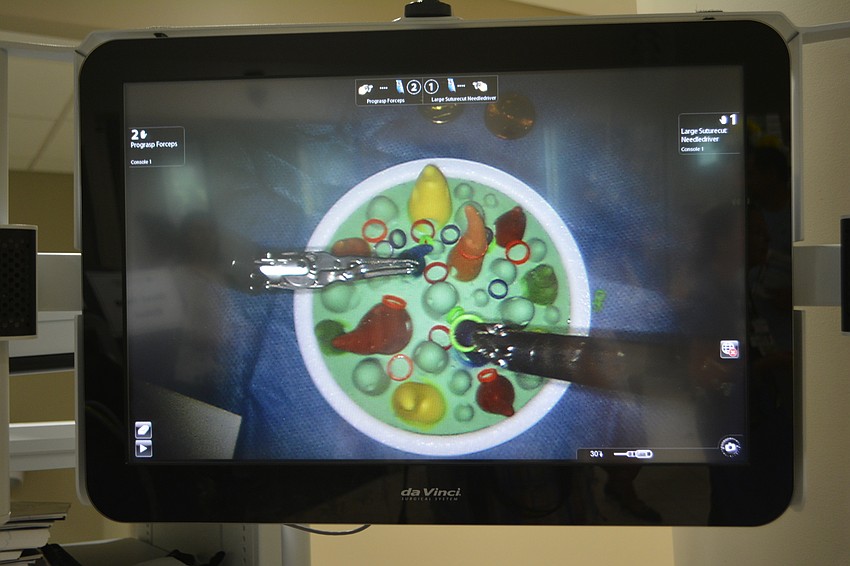 The Da Vinci Surgical Robot produced some interesting images.