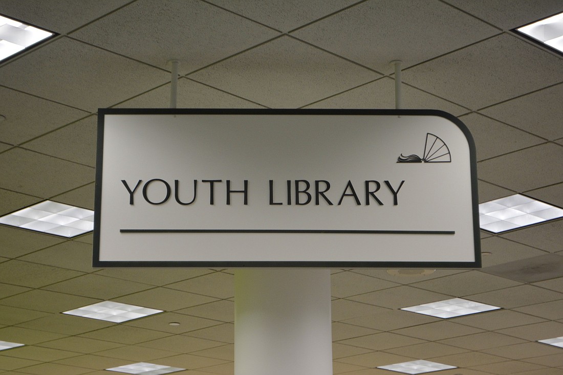 The Youth Library room at the Sarasota County Selby Library.
