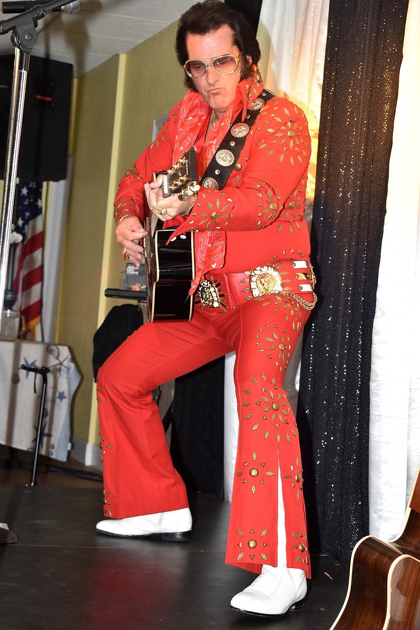 Elvis kicked off the evening before Johnny Cash and Neil Diamond performed.