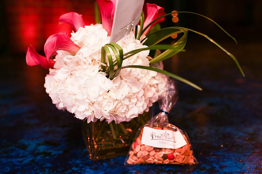 Guests went home with a bag of trail mix.