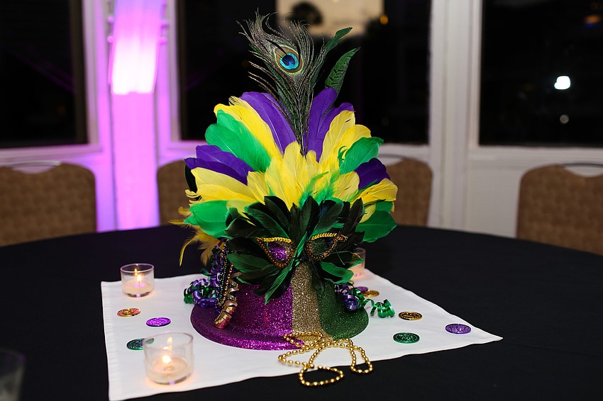 The tables were appropriately decorated to the theme.