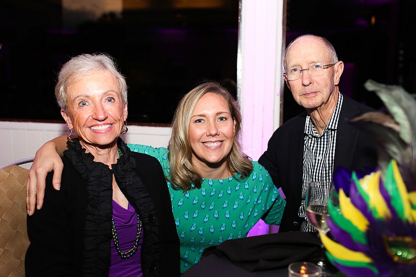 Gwen, Shelley and Tom Watson