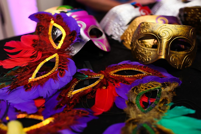 Masks were available for purchase.