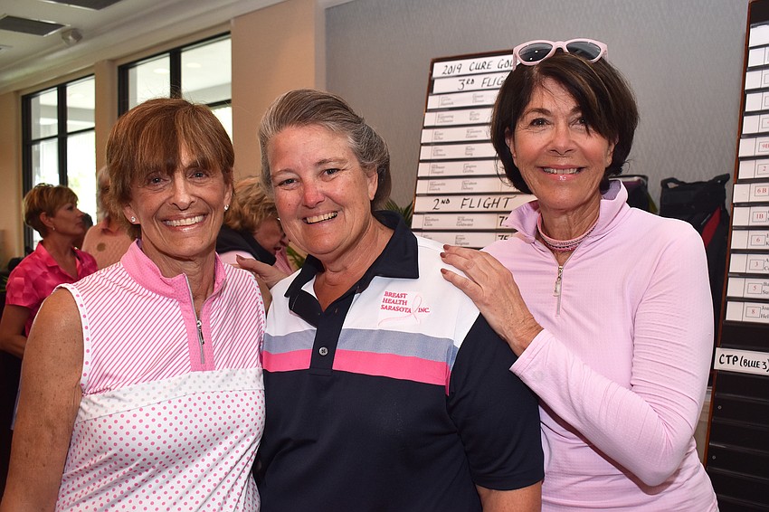 Co-organizer Jayne Weiss  Suellen Kaeb of Breast Health Sarasota, Inc. and co-organizer Arlene Klein