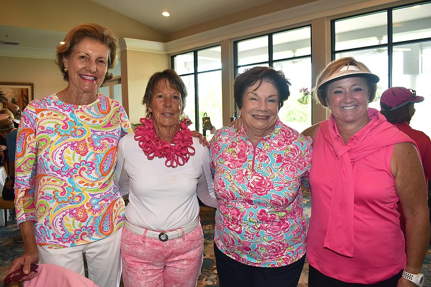 Pam Rennie, Betsey Fairrington, Gerry Peterman and Becky Smothers