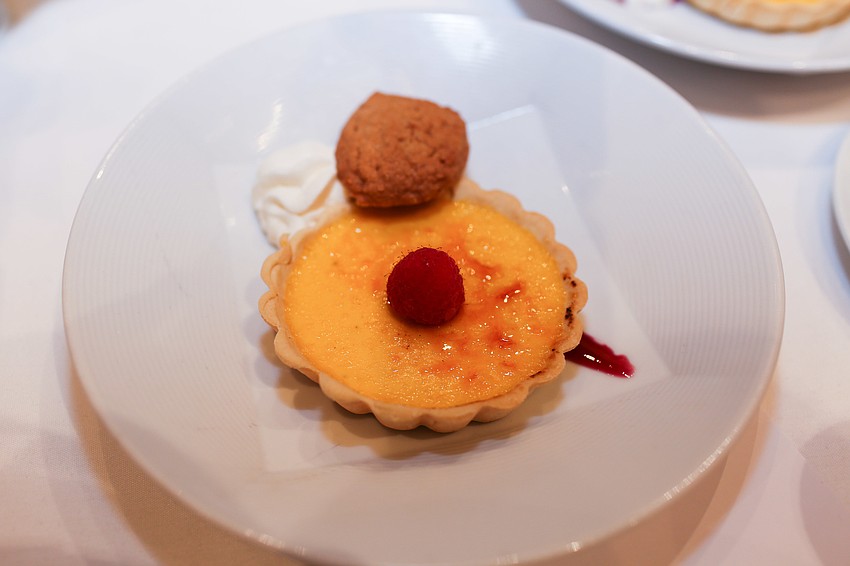 Guests enjoyed both lunch and a dessert.